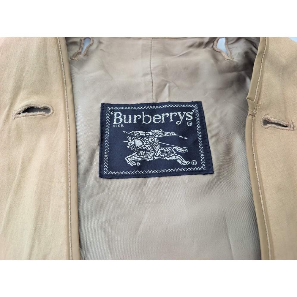Burberrys Vintage 100% Wool Trench Coat Liner Camel Tan Replacement Women 23x42 - Picture 2 of 9